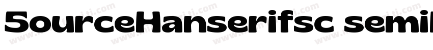 5ourceHanserifsc semiBold字体转换